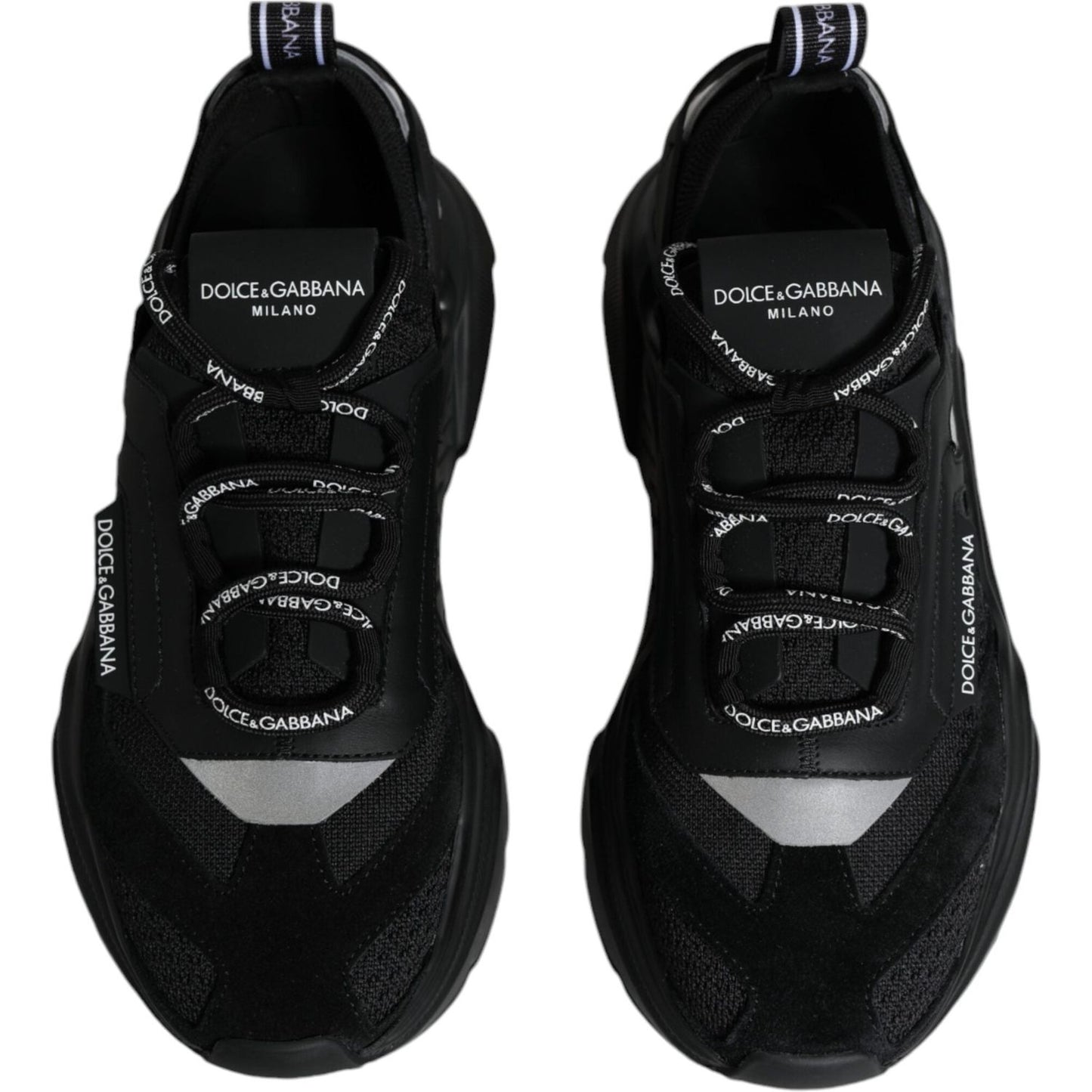 Dolce & Gabbana Black Daymaster Low Top Sneakers Shoes Dolce & Gabbana