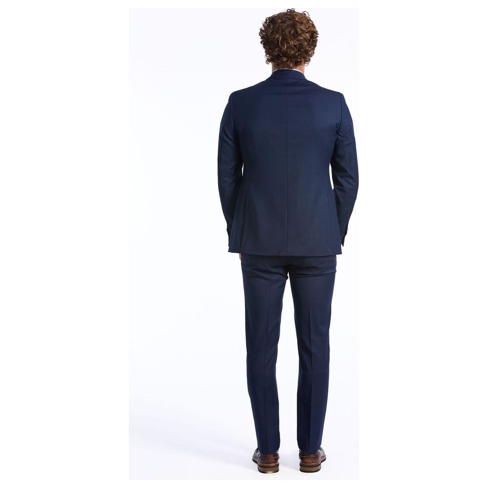 Baldinini Trend Blue Wool Suit Baldinini Trend