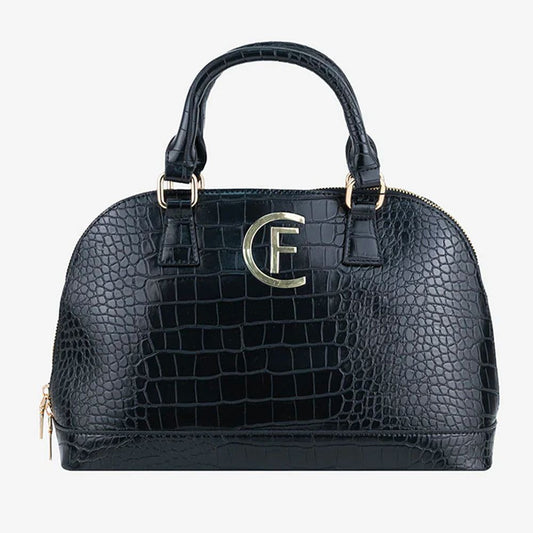 CRISTINAEFFE Black Artificial Leather Women Handbag CRISTINAEFFE