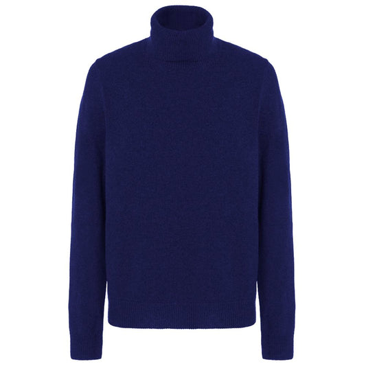 Malo Blue Wool Men Sweater Malo