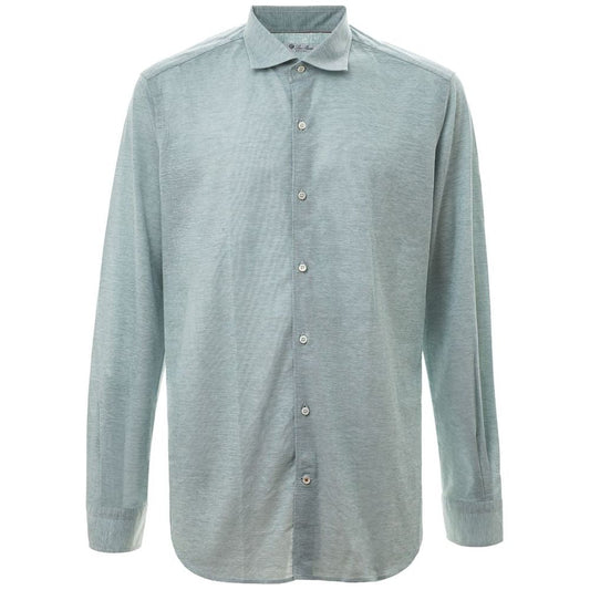 Loro Piana Light Blue Cotton Shirt