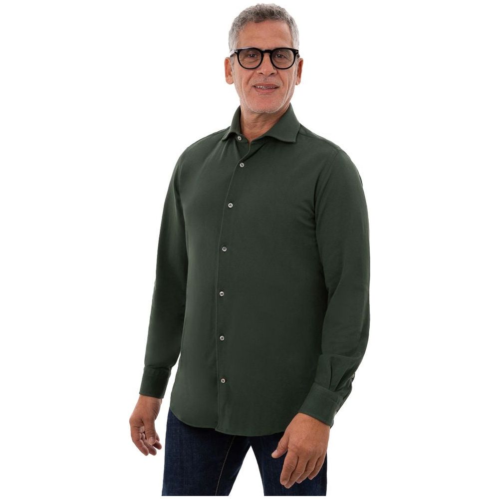 Loro Piana Green Cotton Shirt Loro Piana