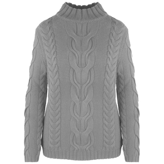 Malo Gray Wool Sweater Malo