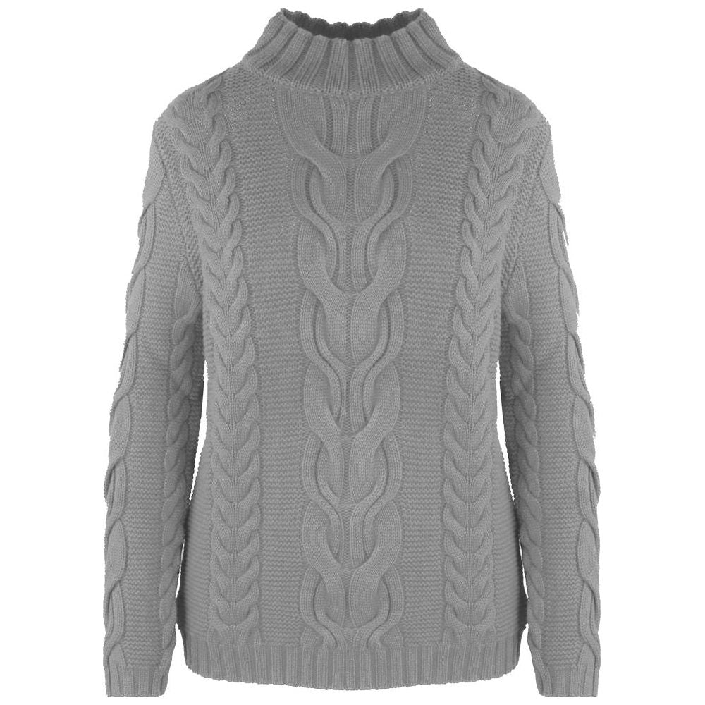 Malo Gray Wool Sweater Malo