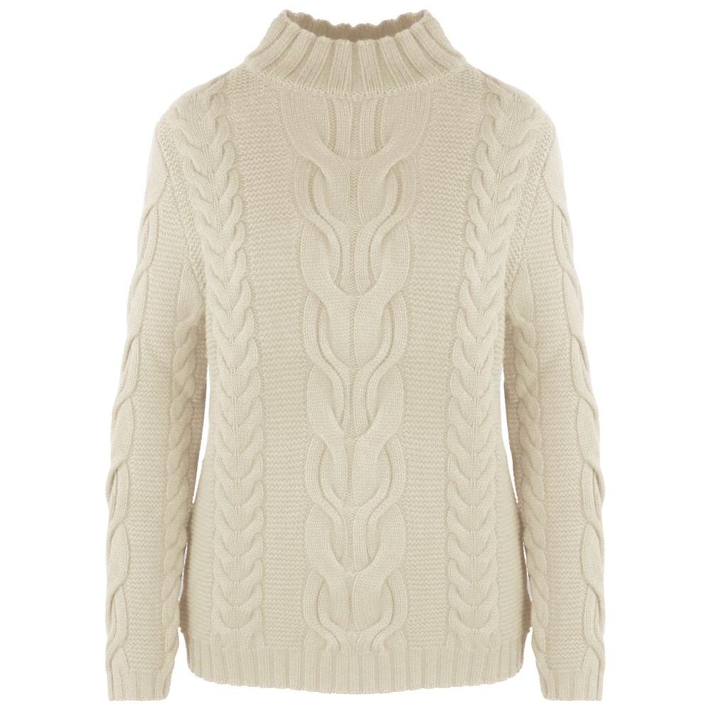 Malo Beige Wool Sweater