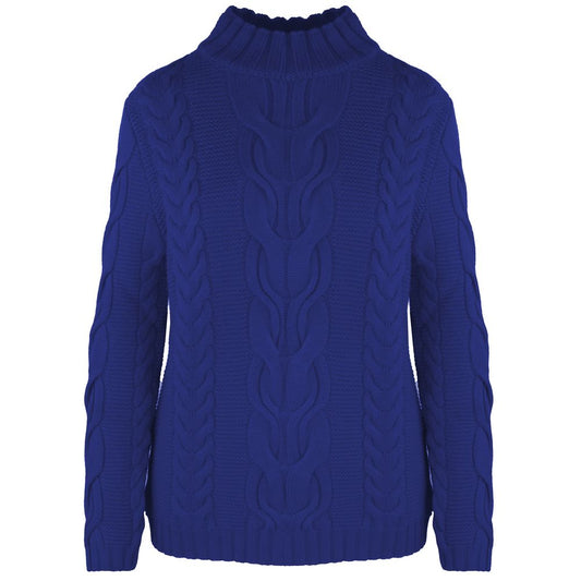 Malo Blue Wool Sweater