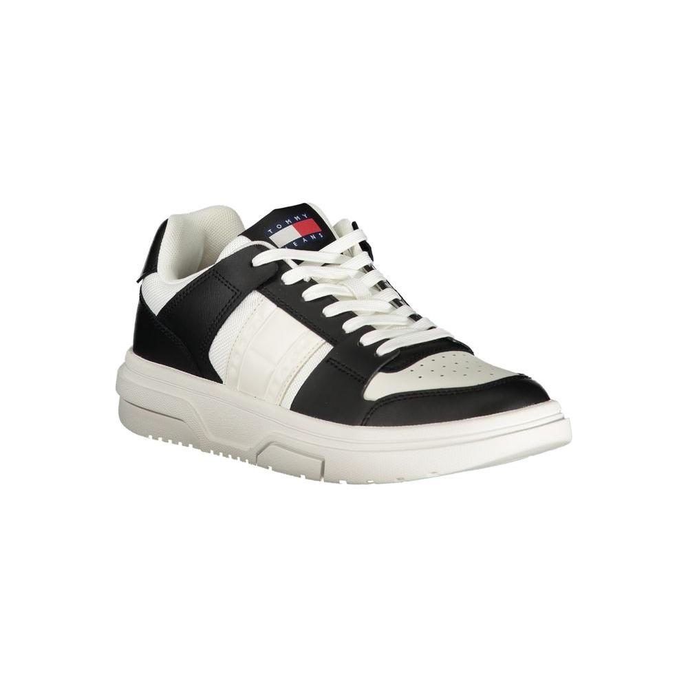 Tommy Hilfiger Black Polyester Sneaker