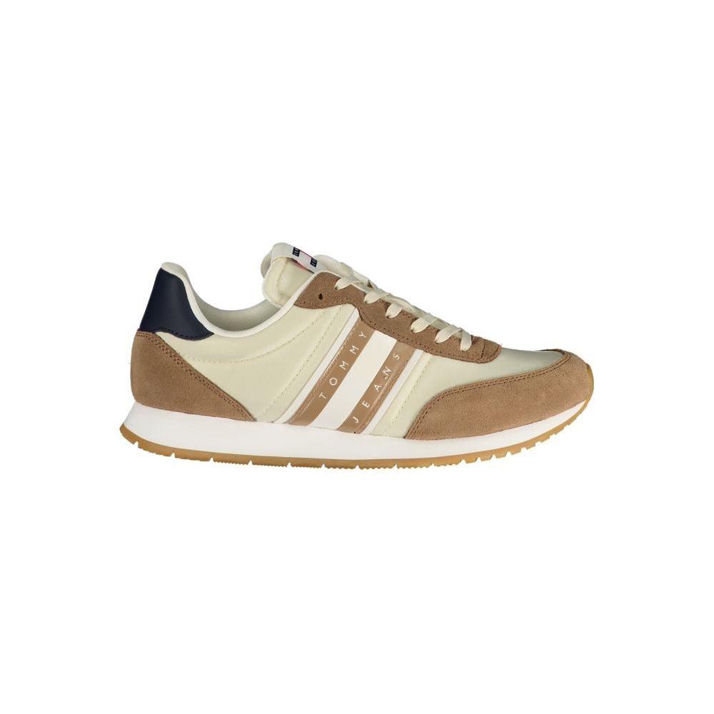 Tommy Hilfiger Beige Polyester Sneaker Tommy Hilfiger