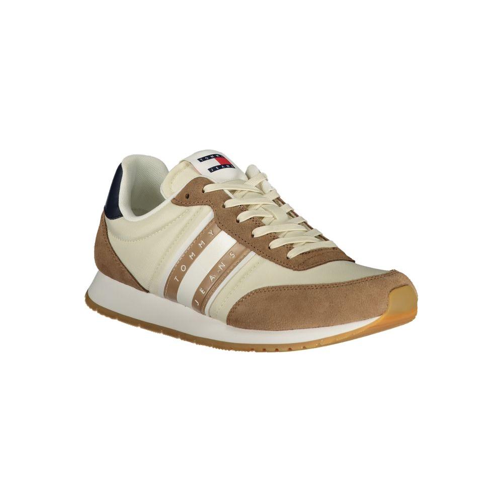 Tommy Hilfiger Beige Polyester Sneaker Tommy Hilfiger