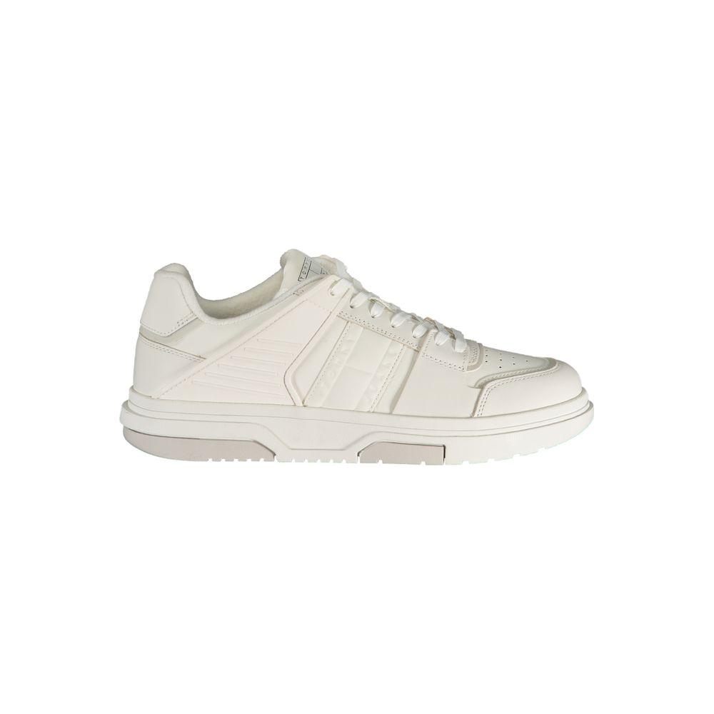 Tommy Hilfiger White Polyester Sneaker Tommy Hilfiger