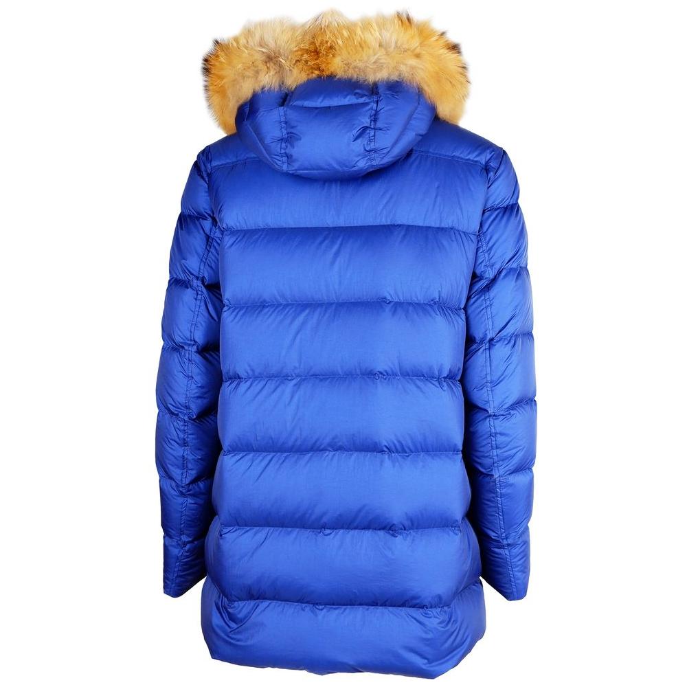 Add Blue Nylon Men's Down Jacket Add