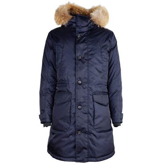 Add Blue Nylon Men's Down Jacket Add