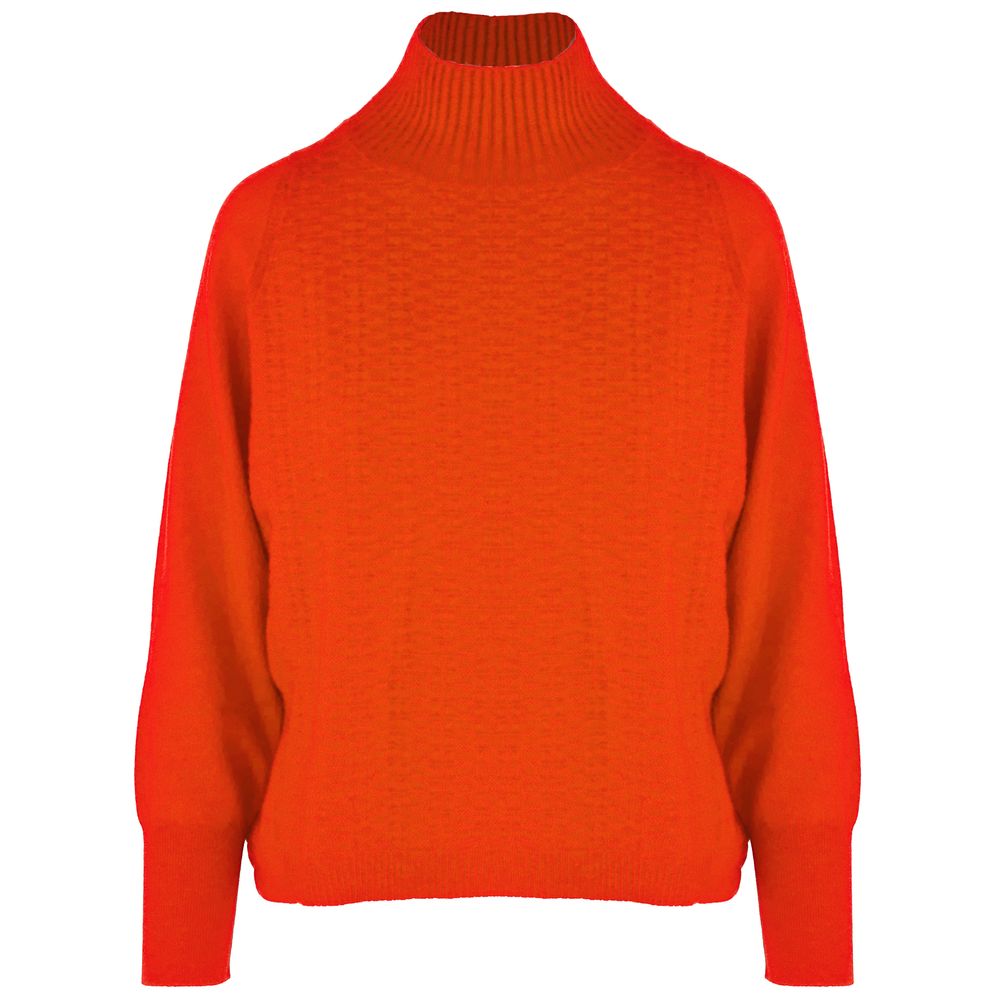 Malo Orange Cashmere Sweater Malo