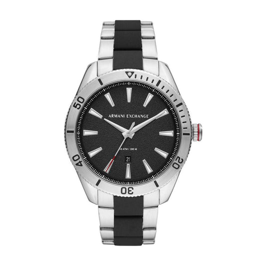 Armani Exchange Silver Stainless Steel Watch Armani Exchange