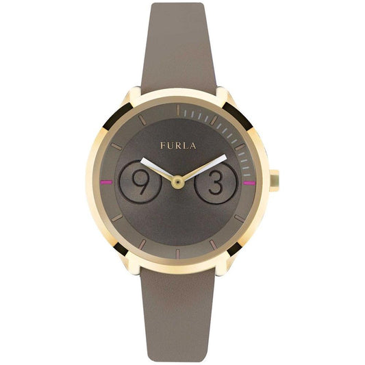 Furla Gray Leather Watch