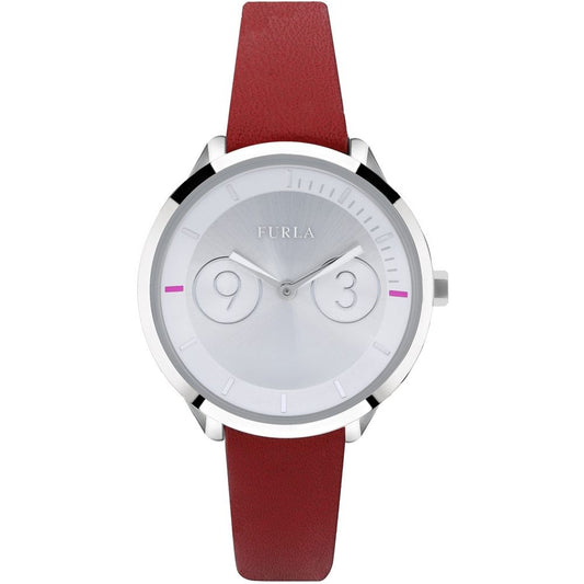 Furla Red Leather Watch Furla