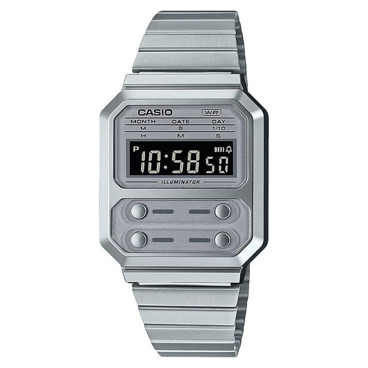 Casio Silver Steel Watch Casio