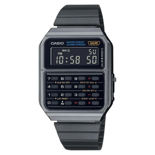 Casio Black Stainless Steel Watch Casio