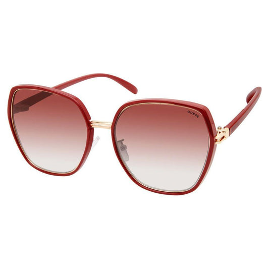 Guess Red Resin Sunglasses Guess