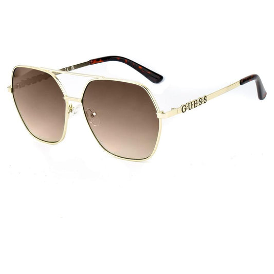 Guess Gold Metal Sunglasses Guess