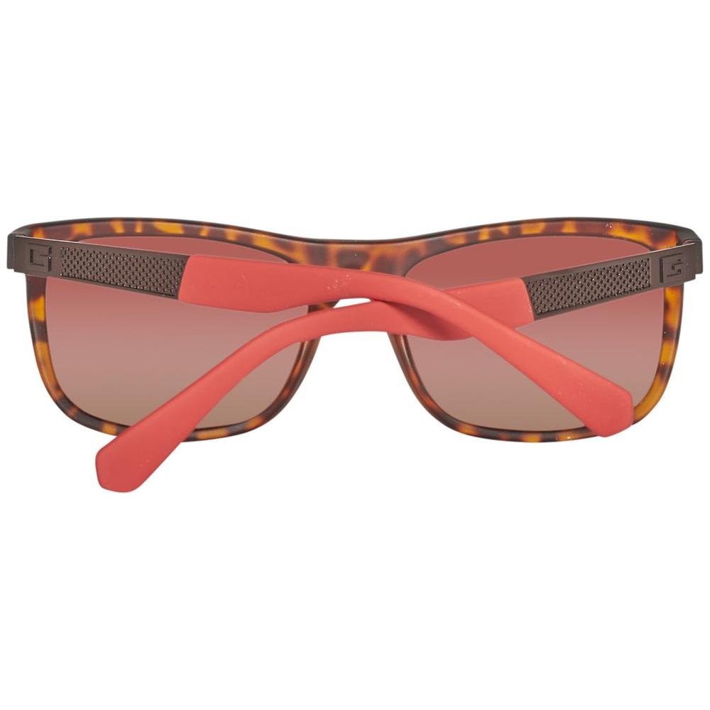 Guess Brown Metal And Plastic Sunglasses Guess