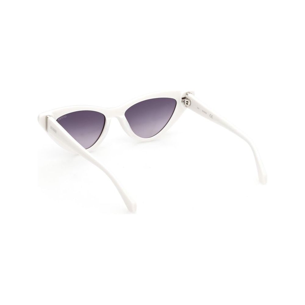 Guess White Resin Sunglasses Guess