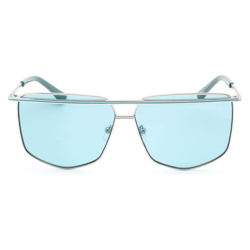 Guess Gray Metal Sunglasses Guess