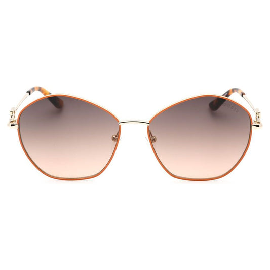 Guess Orange Metal Sunglasses Guess