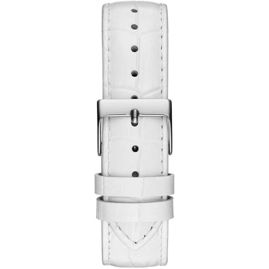 Guess White Leather Watch