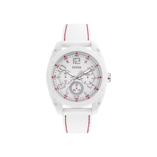 Guess White Resin Watch