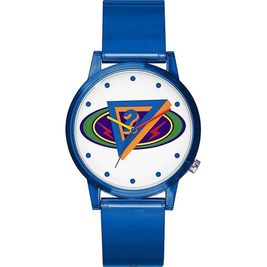 Guess Blue Resin Watch