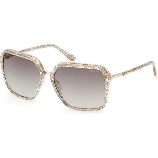 Guess Transparent Metal Sunglasses