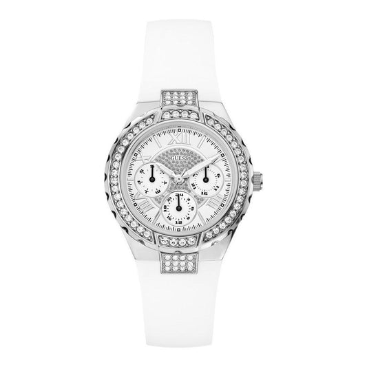 Guess White Resin Watch