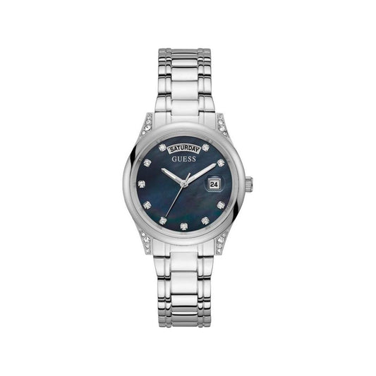 Guess Silver Stainless Steel Watch