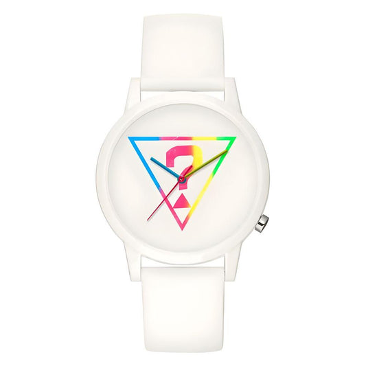 Guess White Silicone Watch