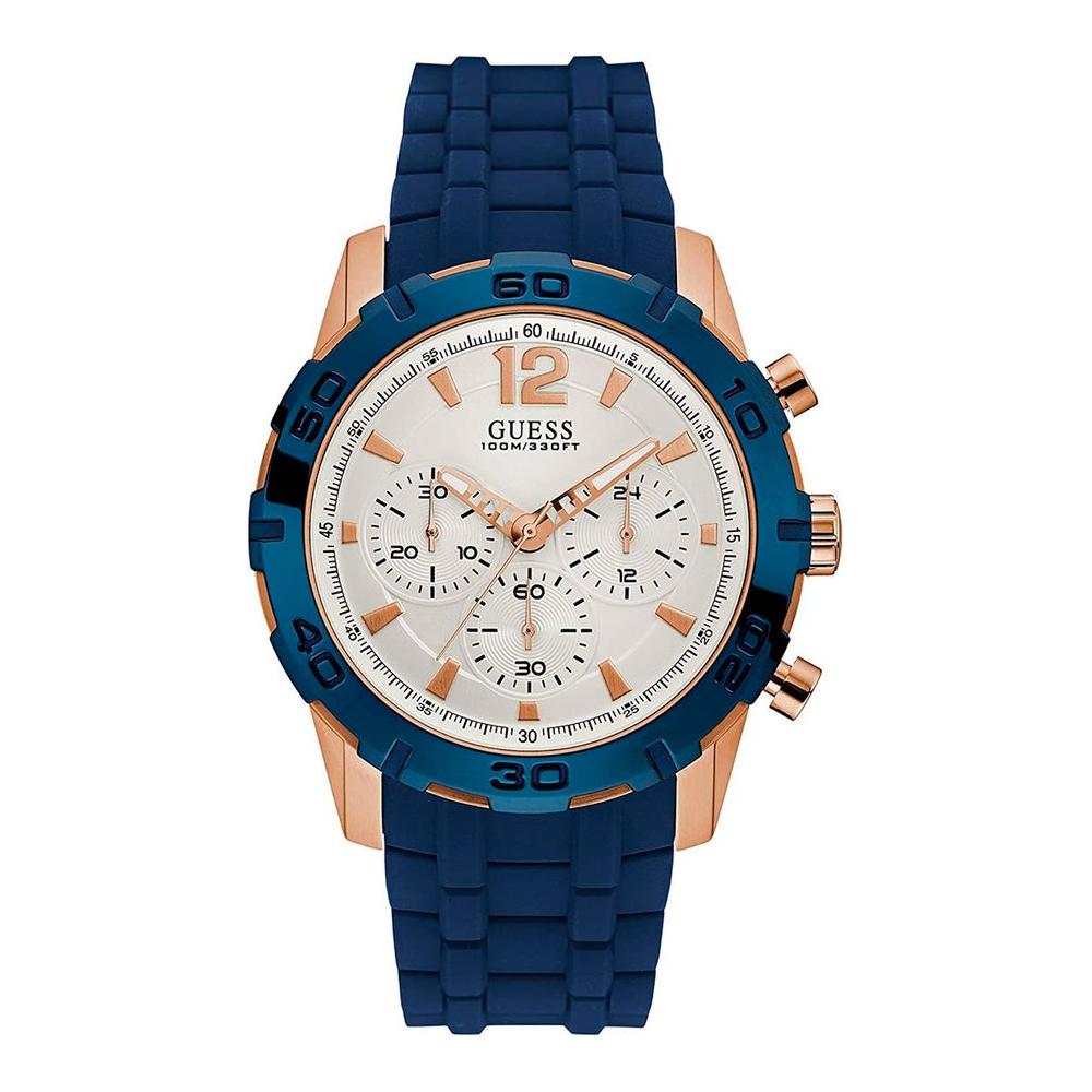 Guess Blue Rubber Watch Guess