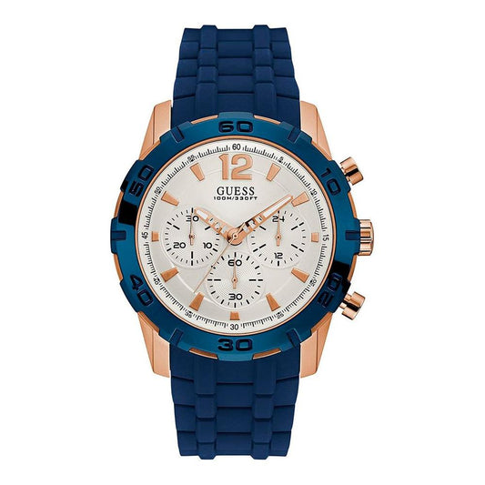 Guess Blue Rubber Watch