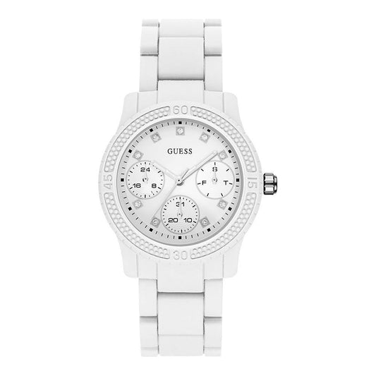 Guess White Rubber Watch Guess