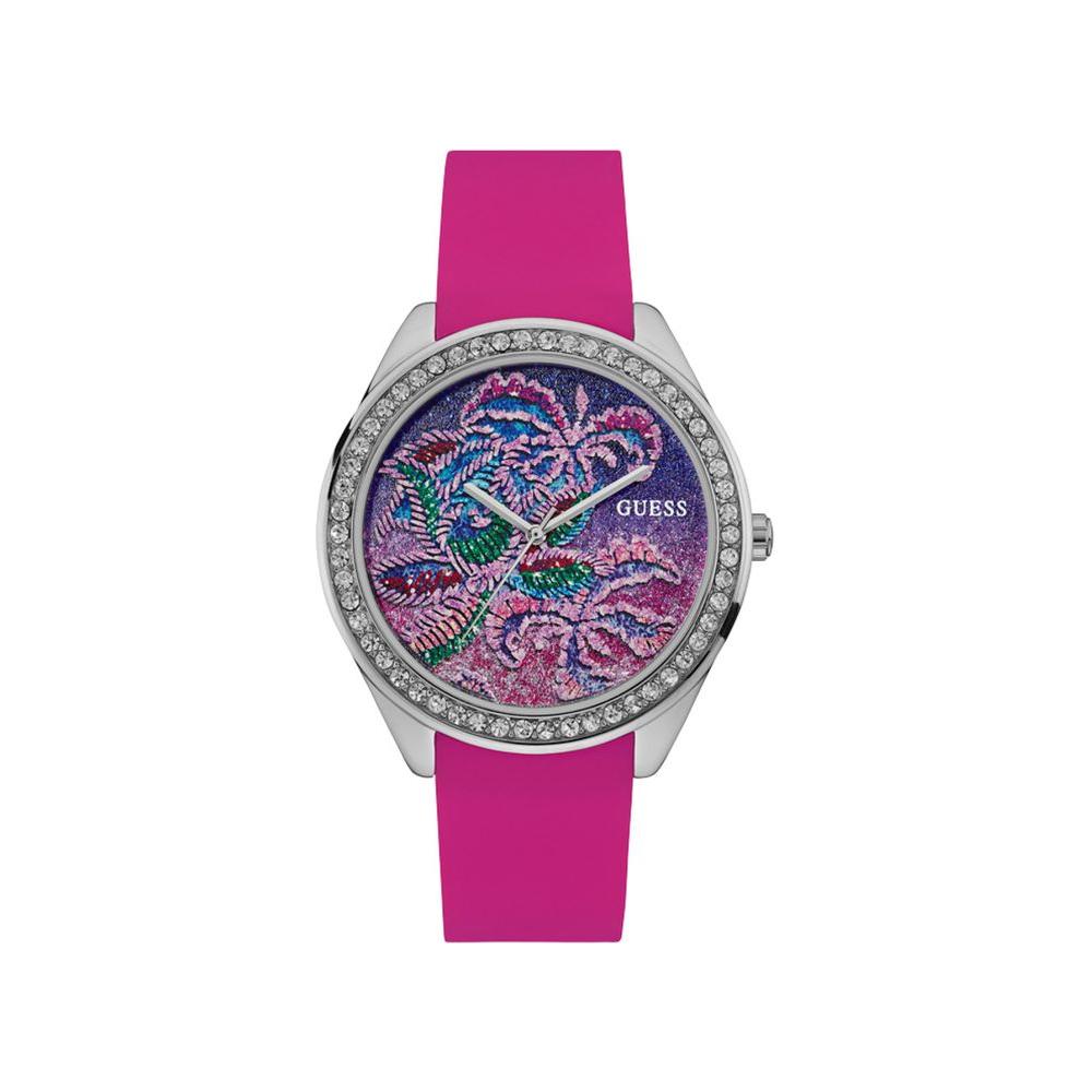 Guess Pink Silicone Watch Guess