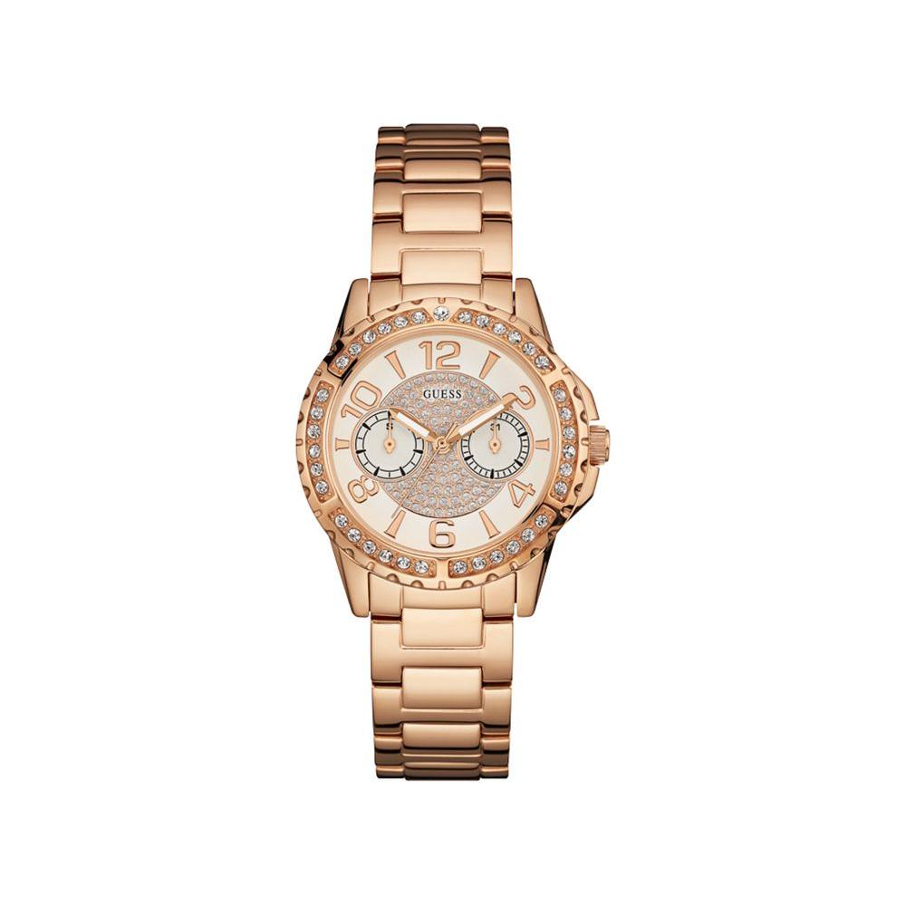 Guess Rose Gold Steel Watch Guess