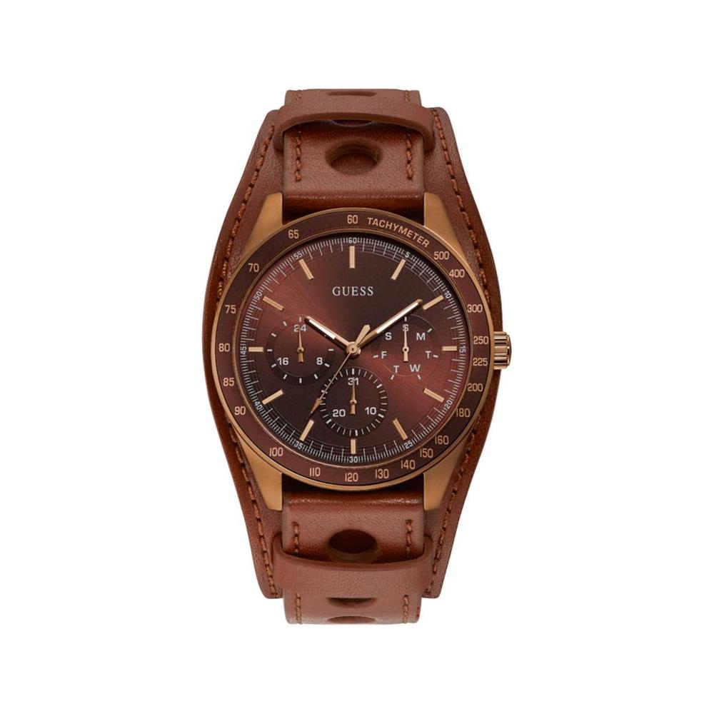 Guess Brown Leather Watch Guess