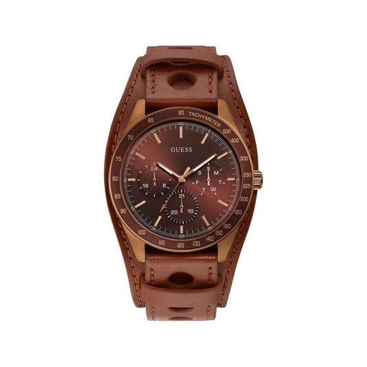 Guess Brown Leather Watch