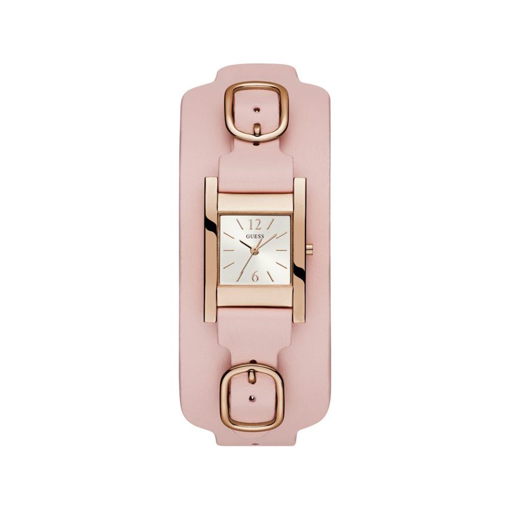 Guess Pink Leather Watch Guess