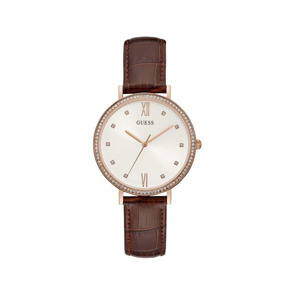 Guess Brown Leather Watch Guess