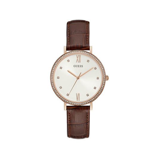 Guess Brown Leather Watch