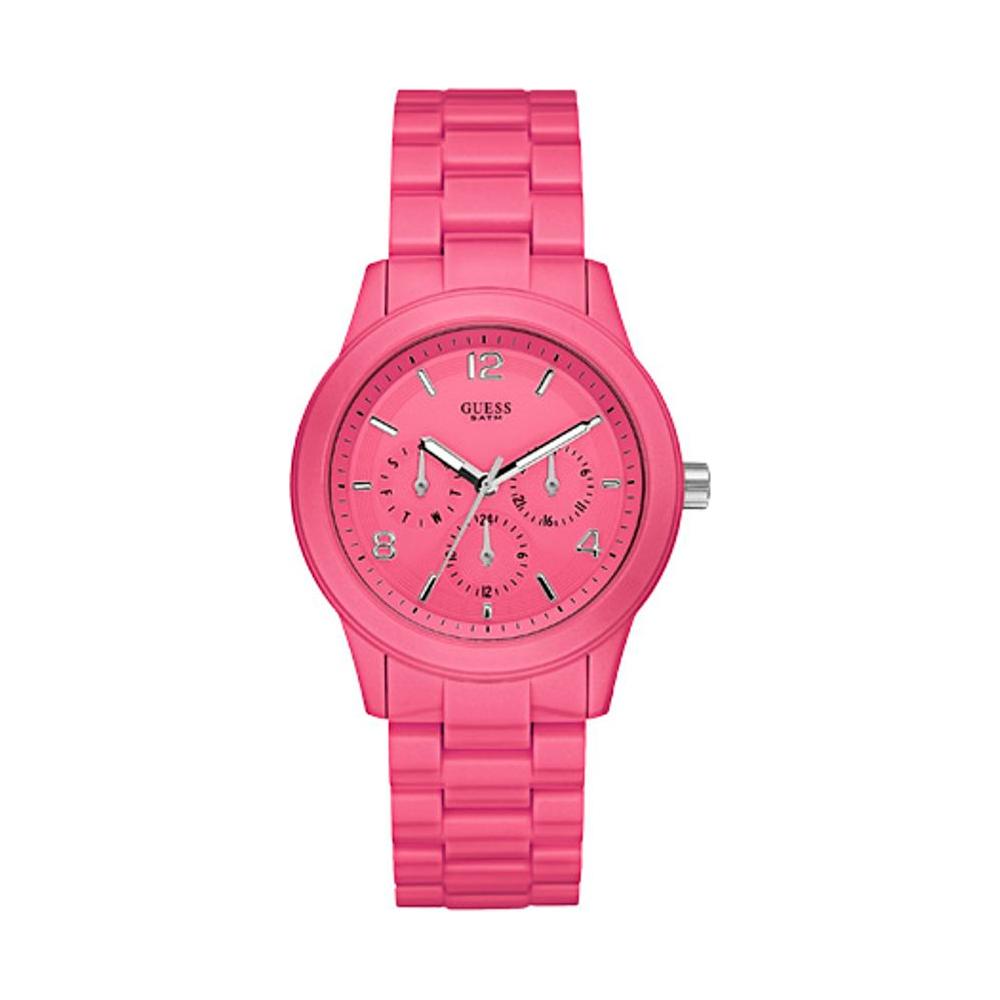 Guess Pink Rubber Watch Guess