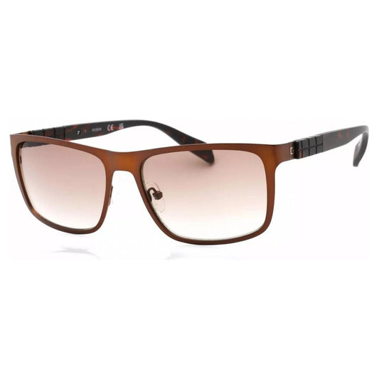 Guess Brown Metal Sunglasses