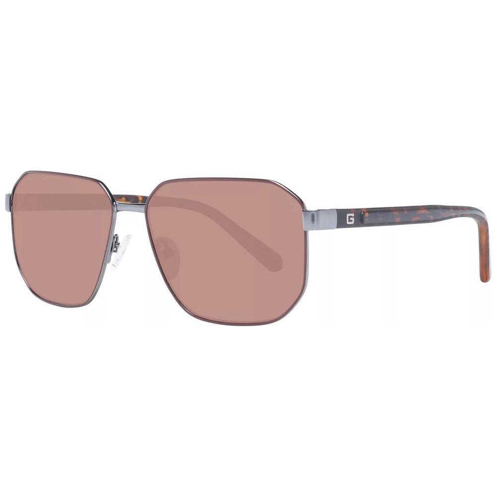 Guess Gray Metal Sunglasses Guess