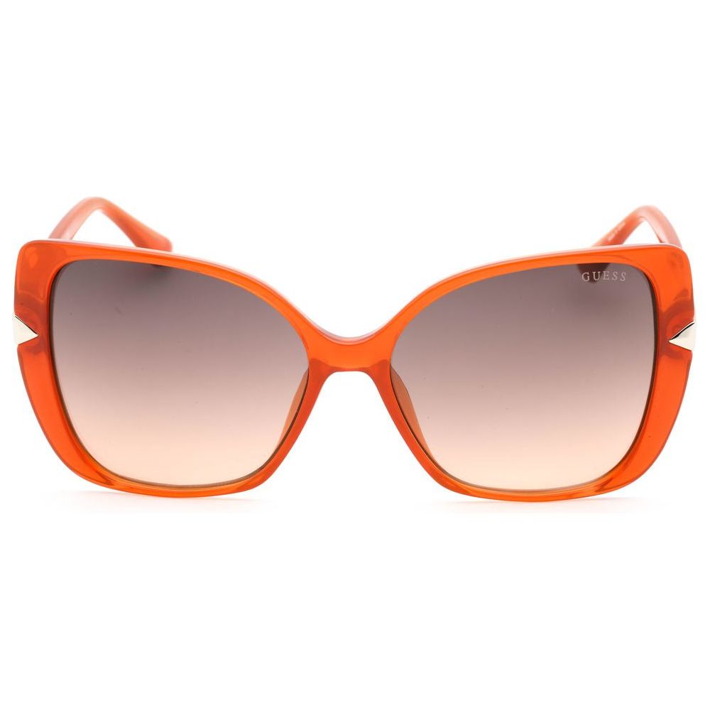 Guess Orange Resin Sunglasses Guess