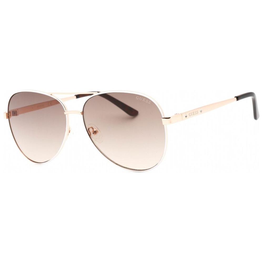 Guess White Metal Sunglasses Guess